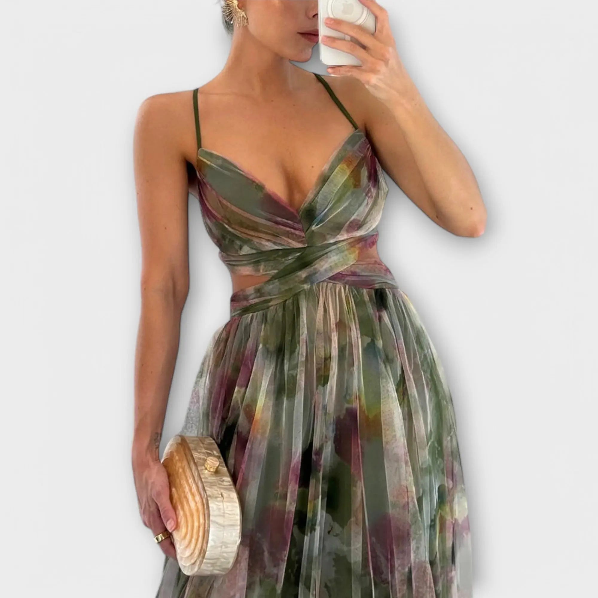 Mariselle | Maxikjole i mesh
