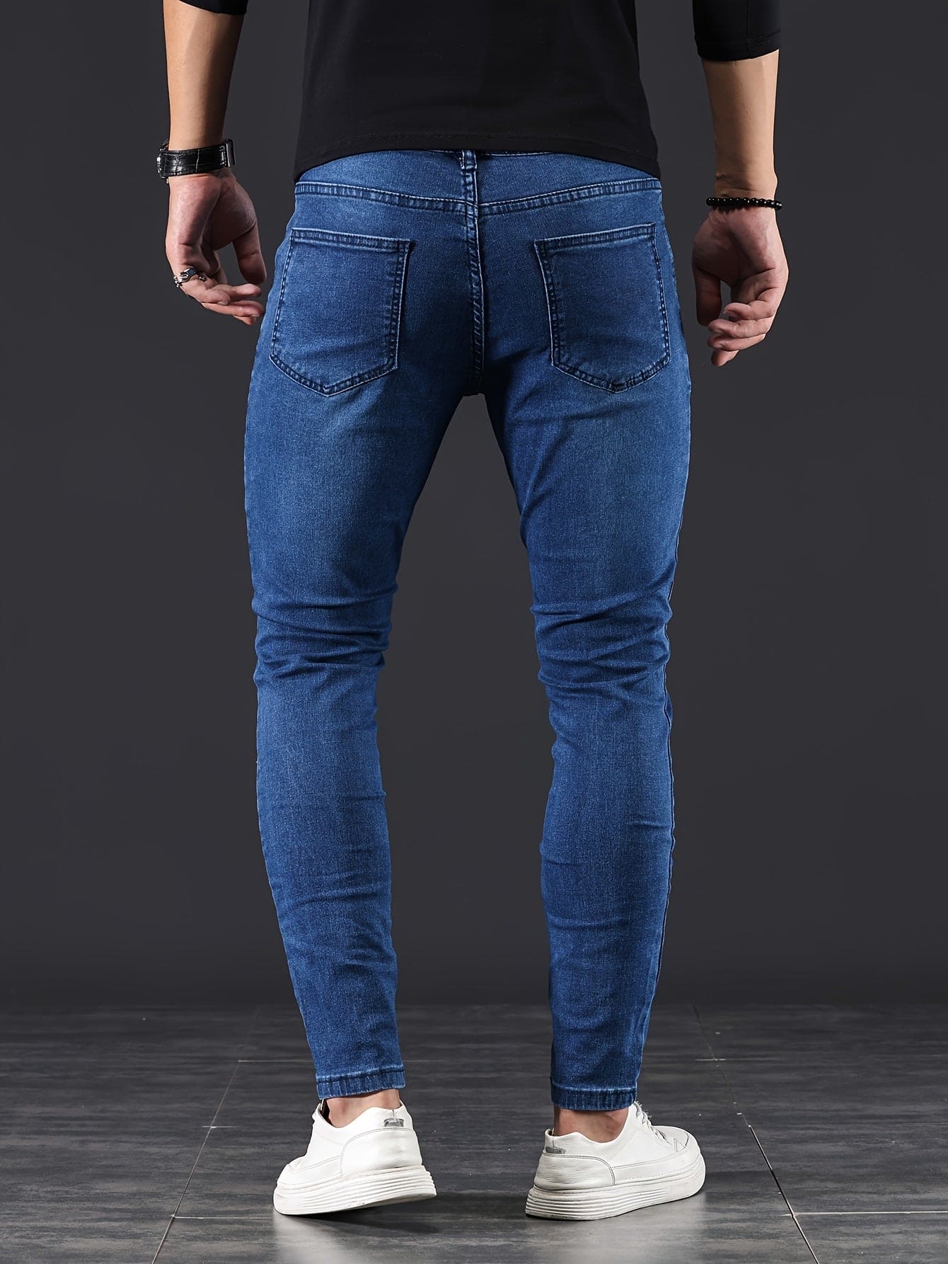 Jeans i denim for menn