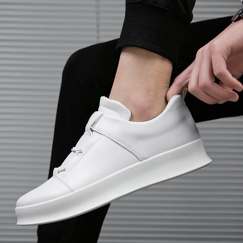 Fasjonable loafers i skinn, Slip On