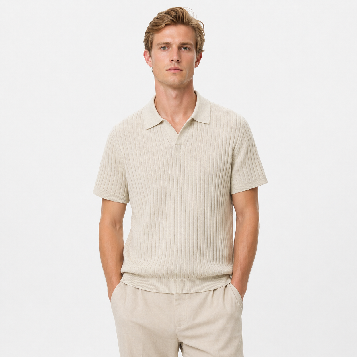 Lyocell Polo T-skjorte til Herre – 100% Lyocell & Elegant Business Casual