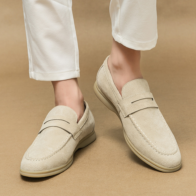 Formelle loafers i skinn for menn