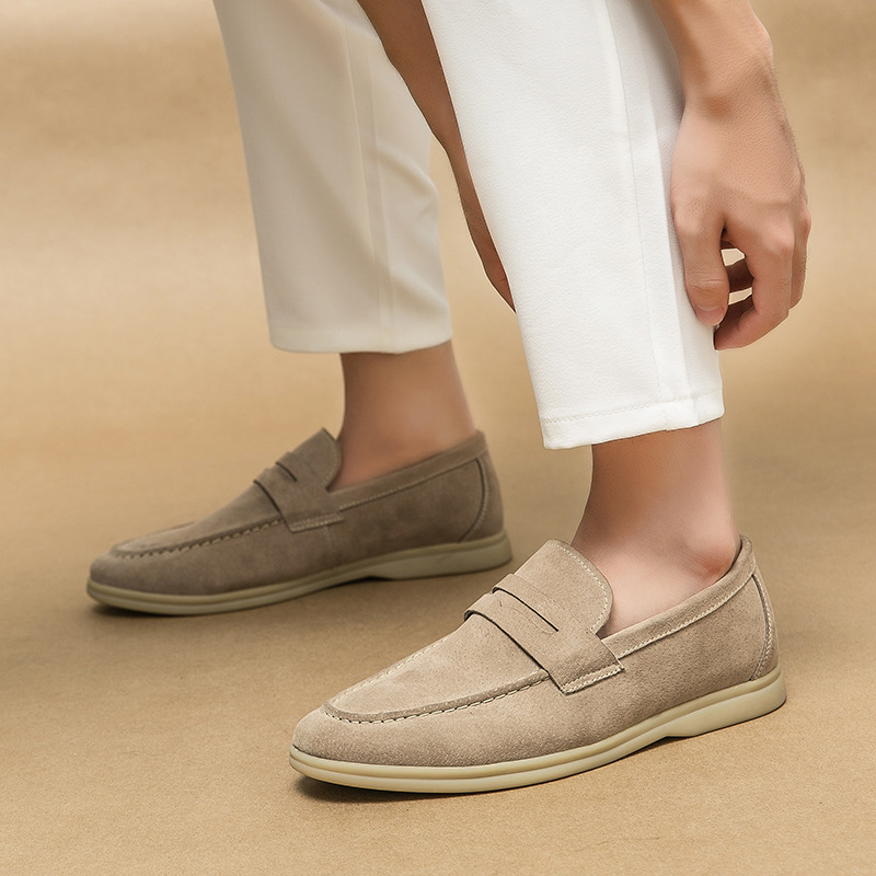 Formelle loafers i skinn for menn
