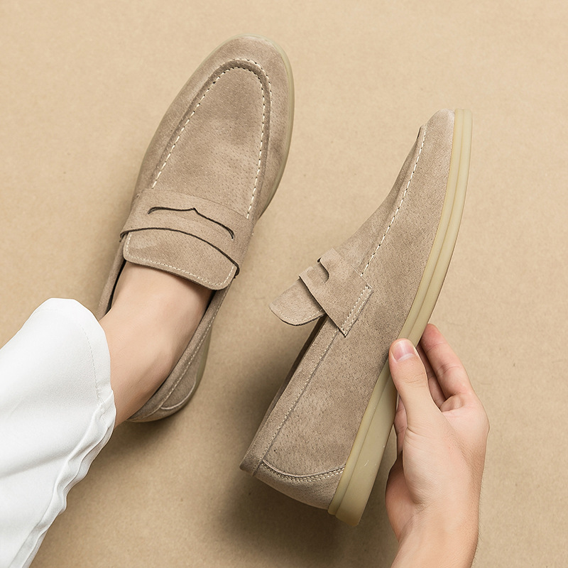 Formelle loafers i skinn for menn