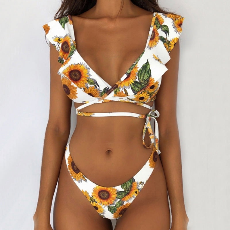 Kort, bølget bikini