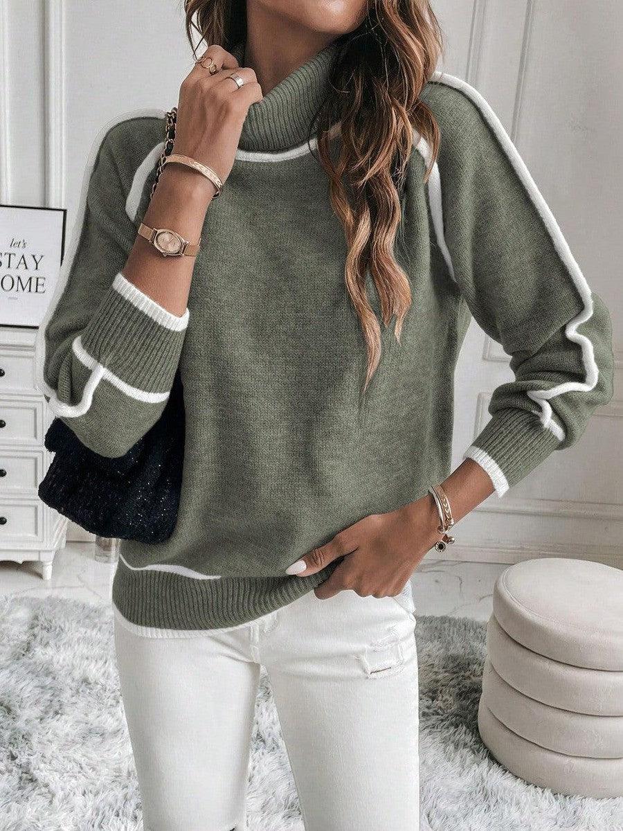 Olive��� | Grønn Komfortabel genser