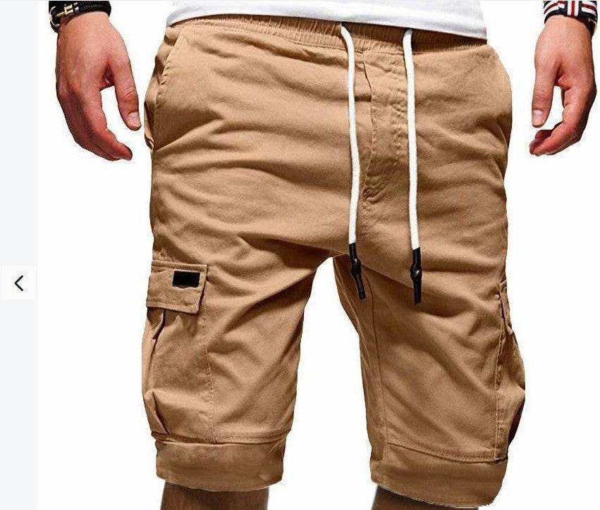 Løse cargoshorts for menn om sommeren