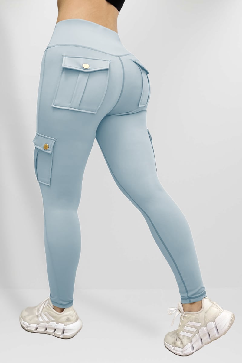 Kvinners lomme Sexy Stretch Treningsbukser