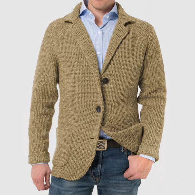 Elegant langermet jakke med kapellomme