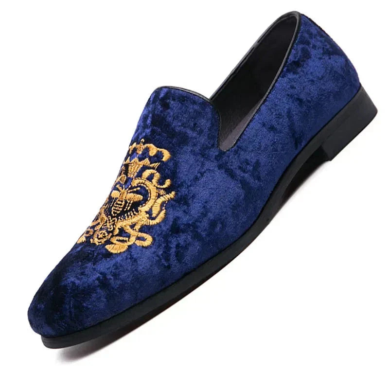 Broderte loafers av høy kvalitet