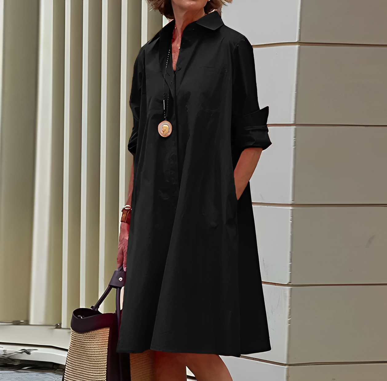 Elegant og elegant kjole