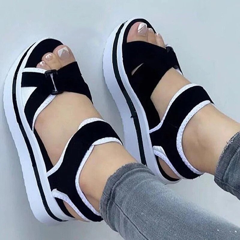 Flats-sandaler - ergonomiske sko