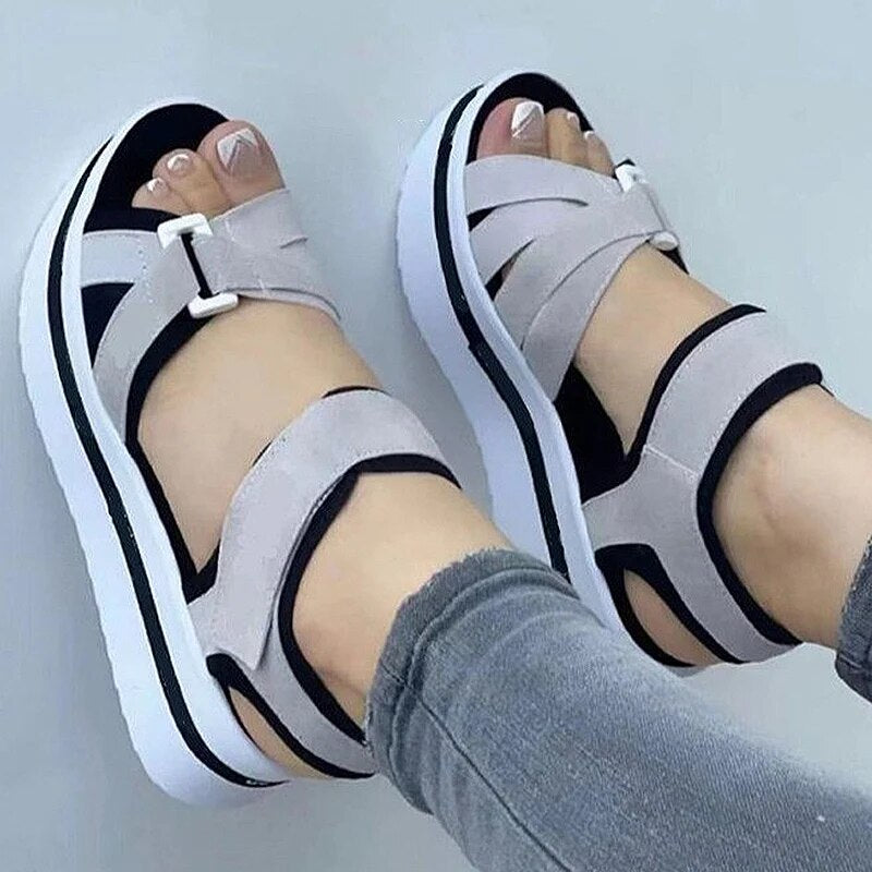Flats-sandaler - ergonomiske sko