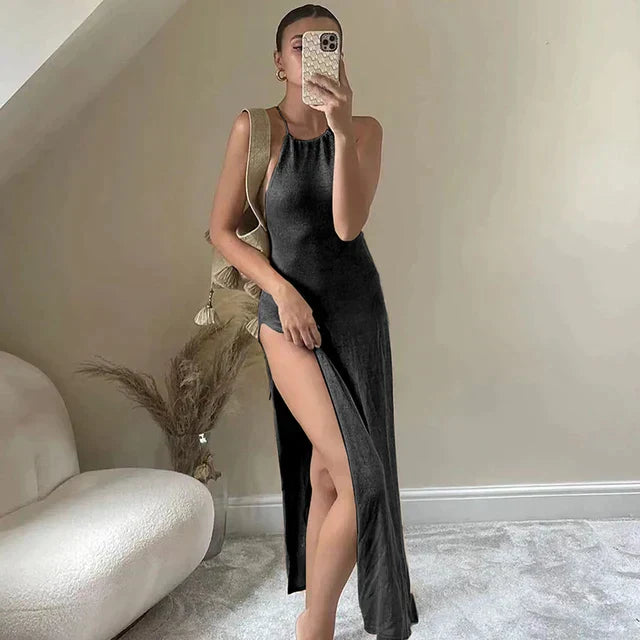 Elegant gjennomsiktig kjole
