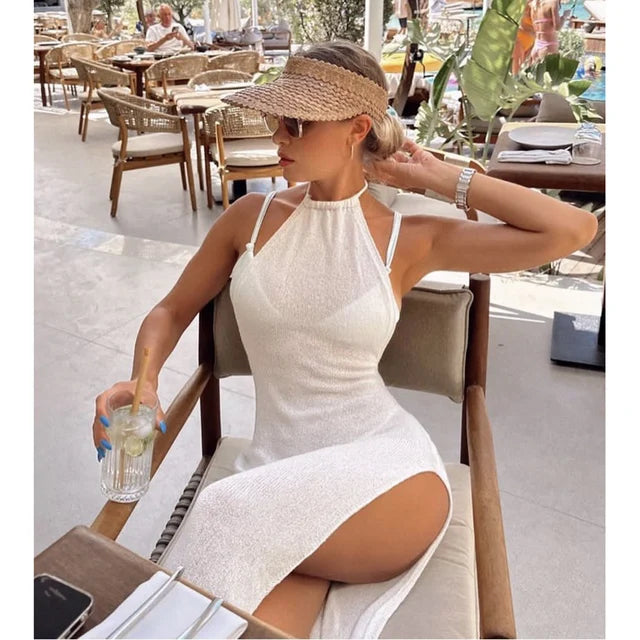 Elegant gjennomsiktig kjole