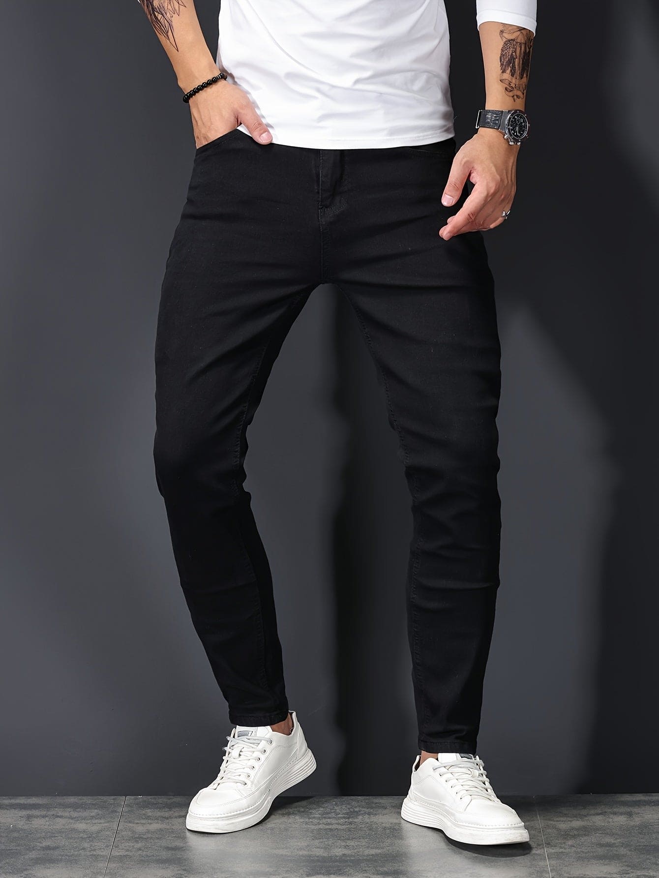 Jeans i denim for menn
