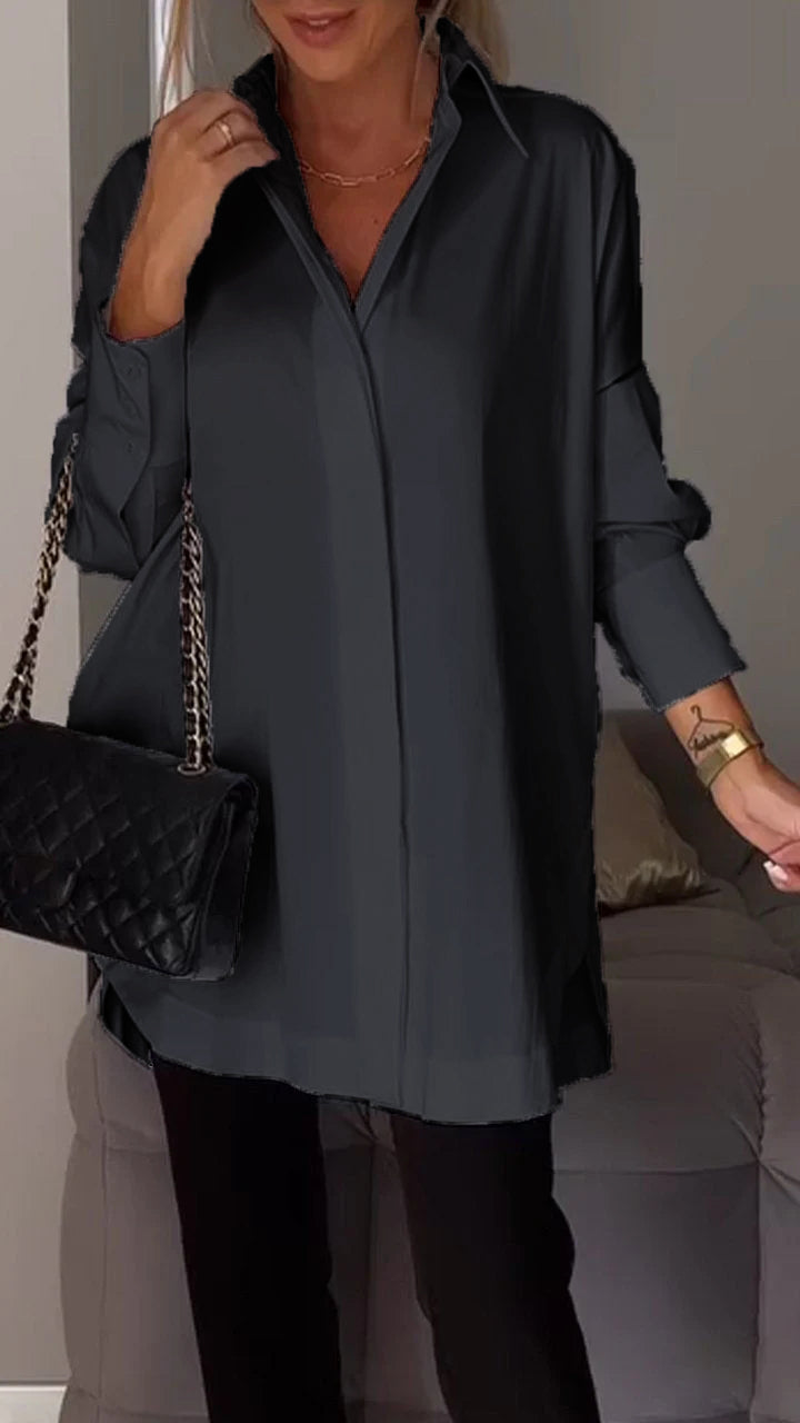Juliana | Elegant skjorte med reversåpning