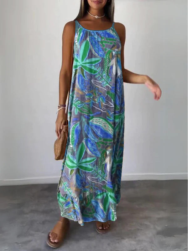 Merelina | Comfy Printed Long Dress