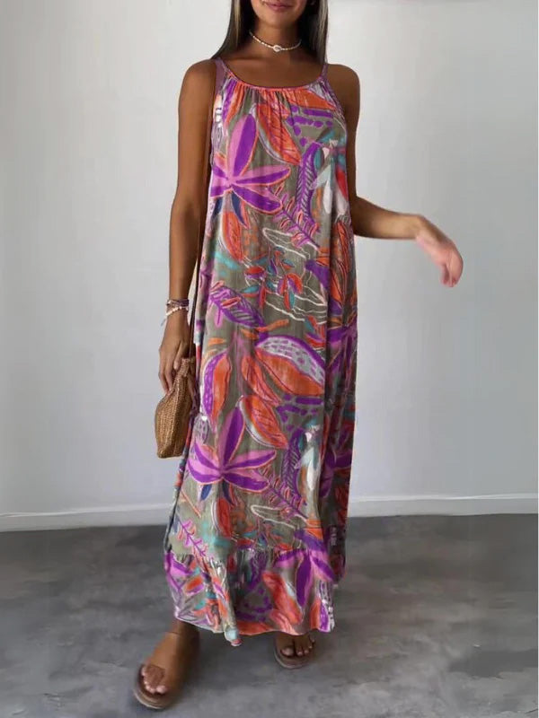 Merelina | Comfy Printed Long Dress