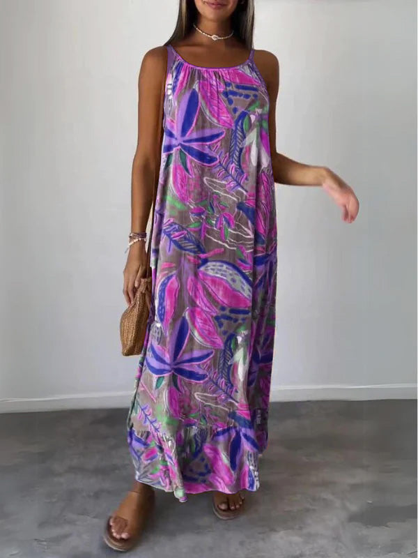 Merelina | Comfy Printed Long Dress
