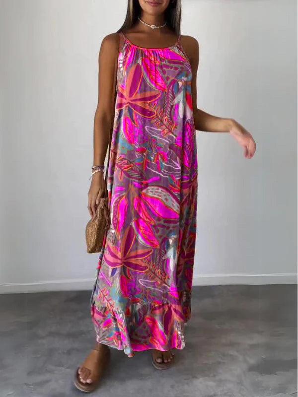 Merelina | Comfy Printed Long Dress
