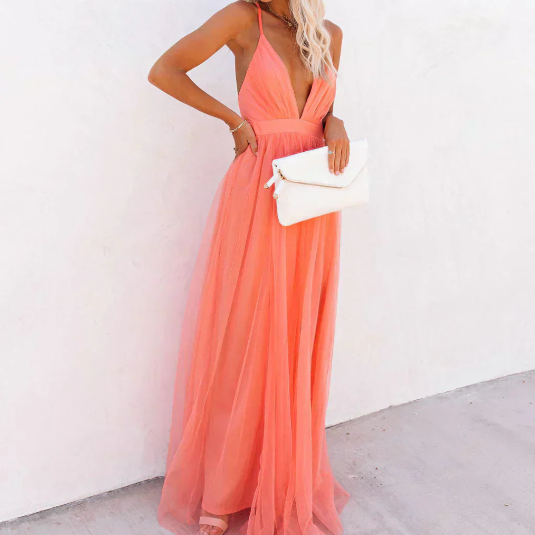 Coralyn | Elegant maxikjole