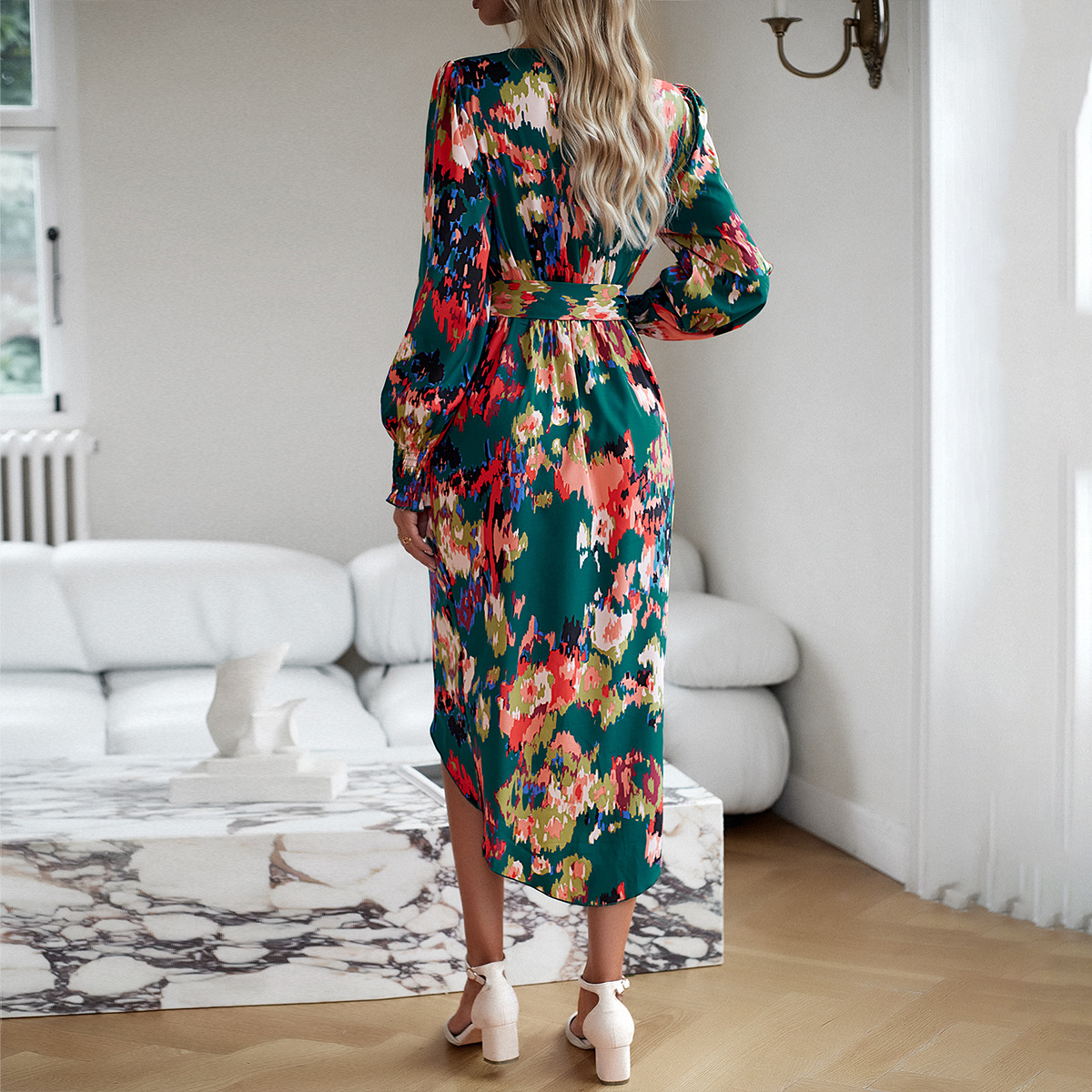 Colour Burst slå-om-kjole