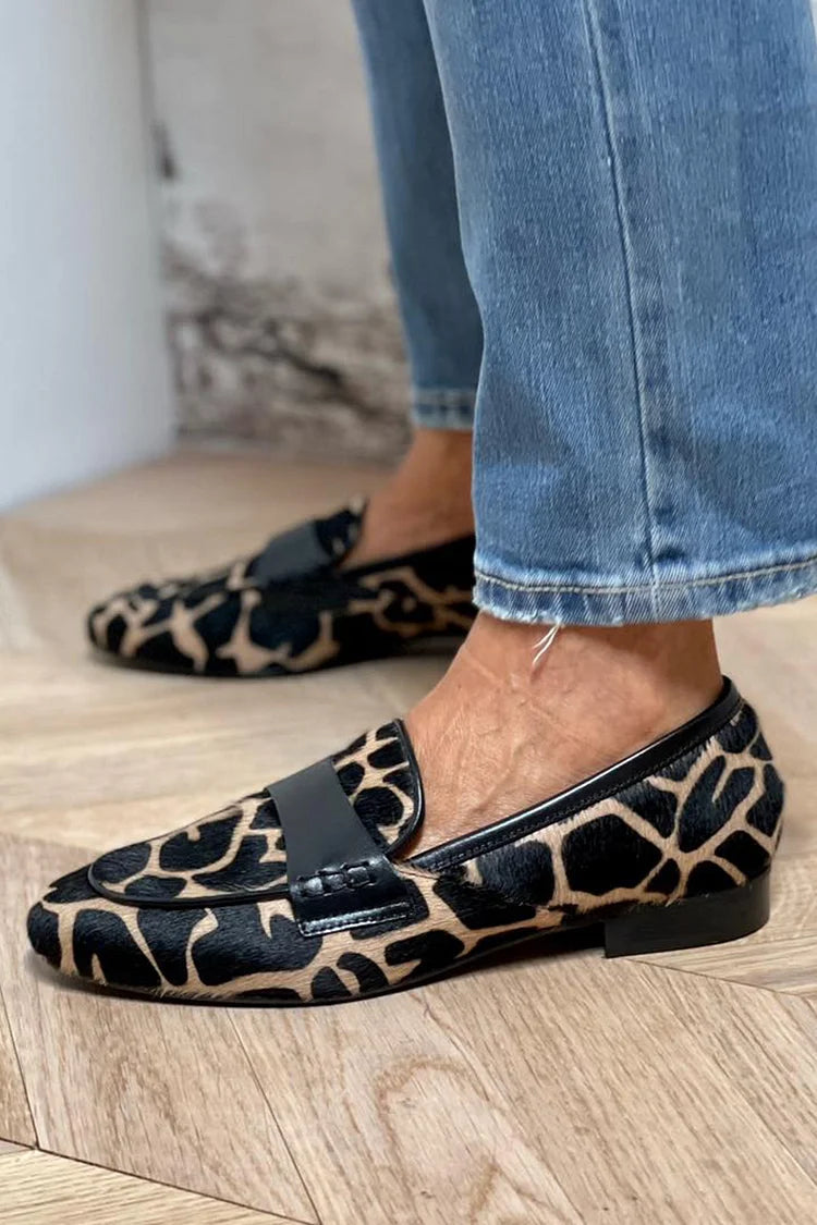 Klaerigo | Loafers med dyremønster