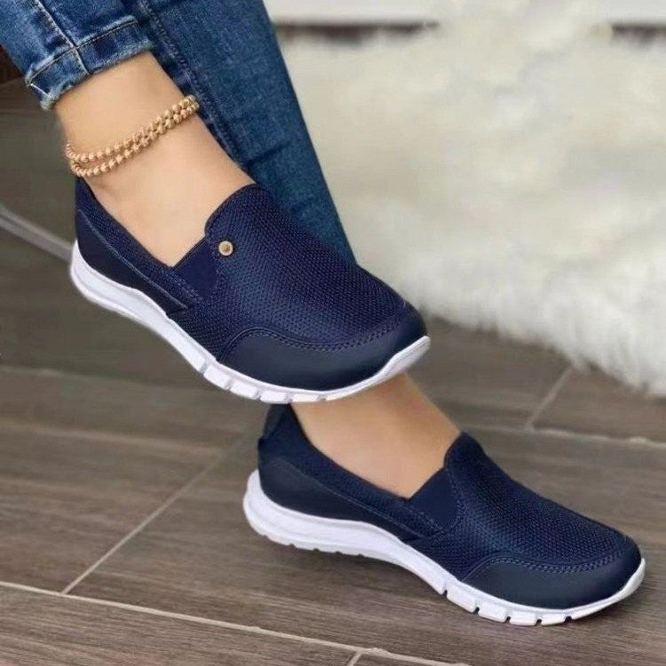 Fasjonable loafers for kvinner, enkle
