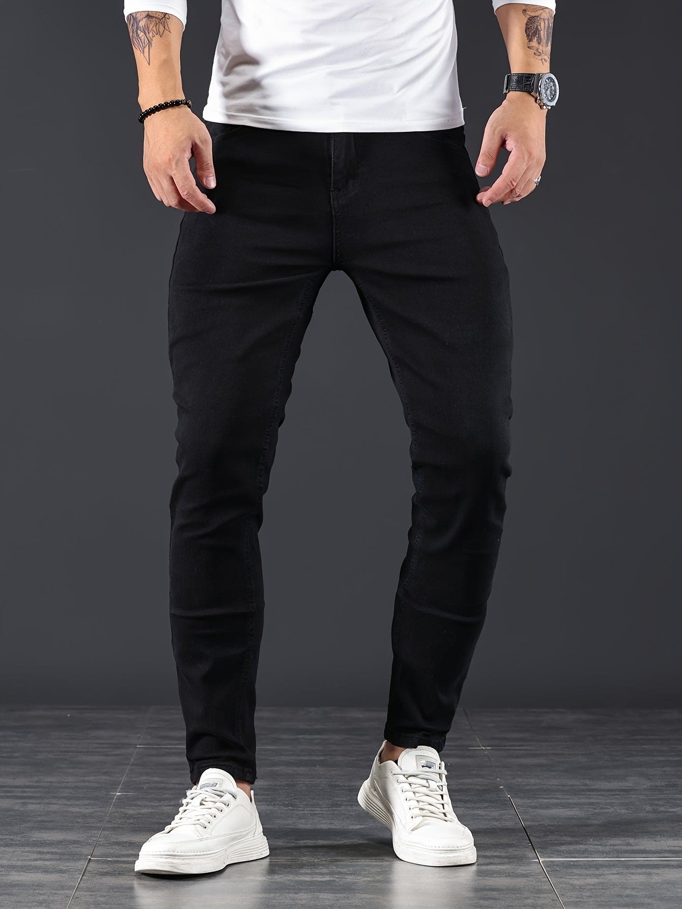 Jeans i denim for menn