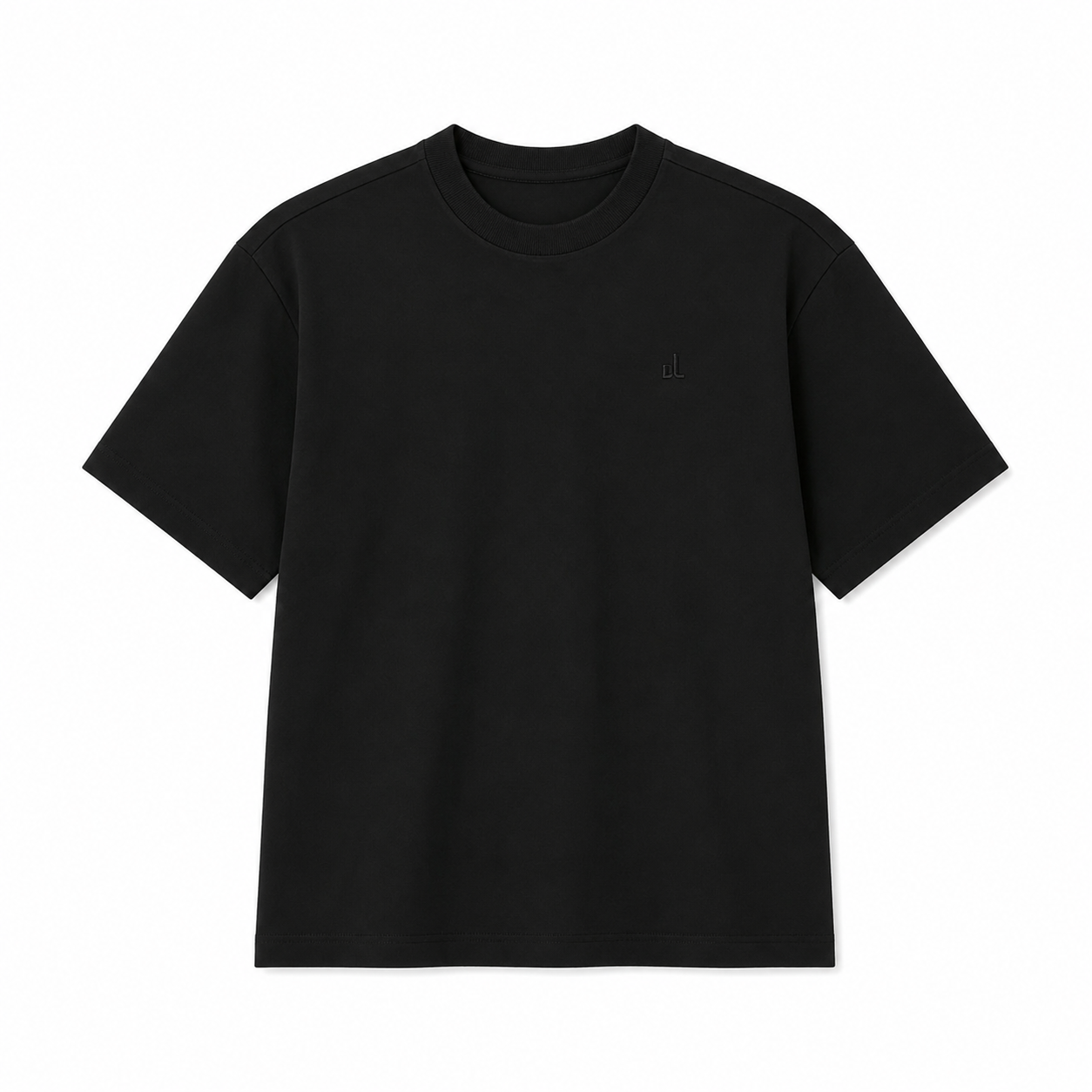 Oversized T-skjorte til Herre – Kortermet T-skjorte med Brodert Fiskemotiv
