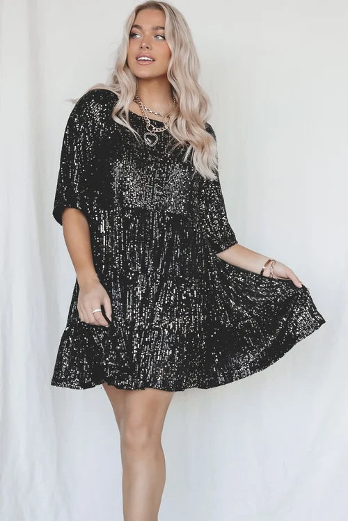 Daelia | Comfy Sequins baby dukkekjole