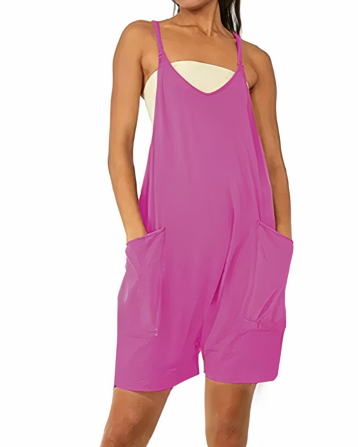 Sommerlig jumpsuit med lommer