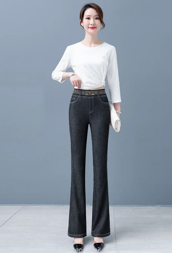 Jeans med høy midje