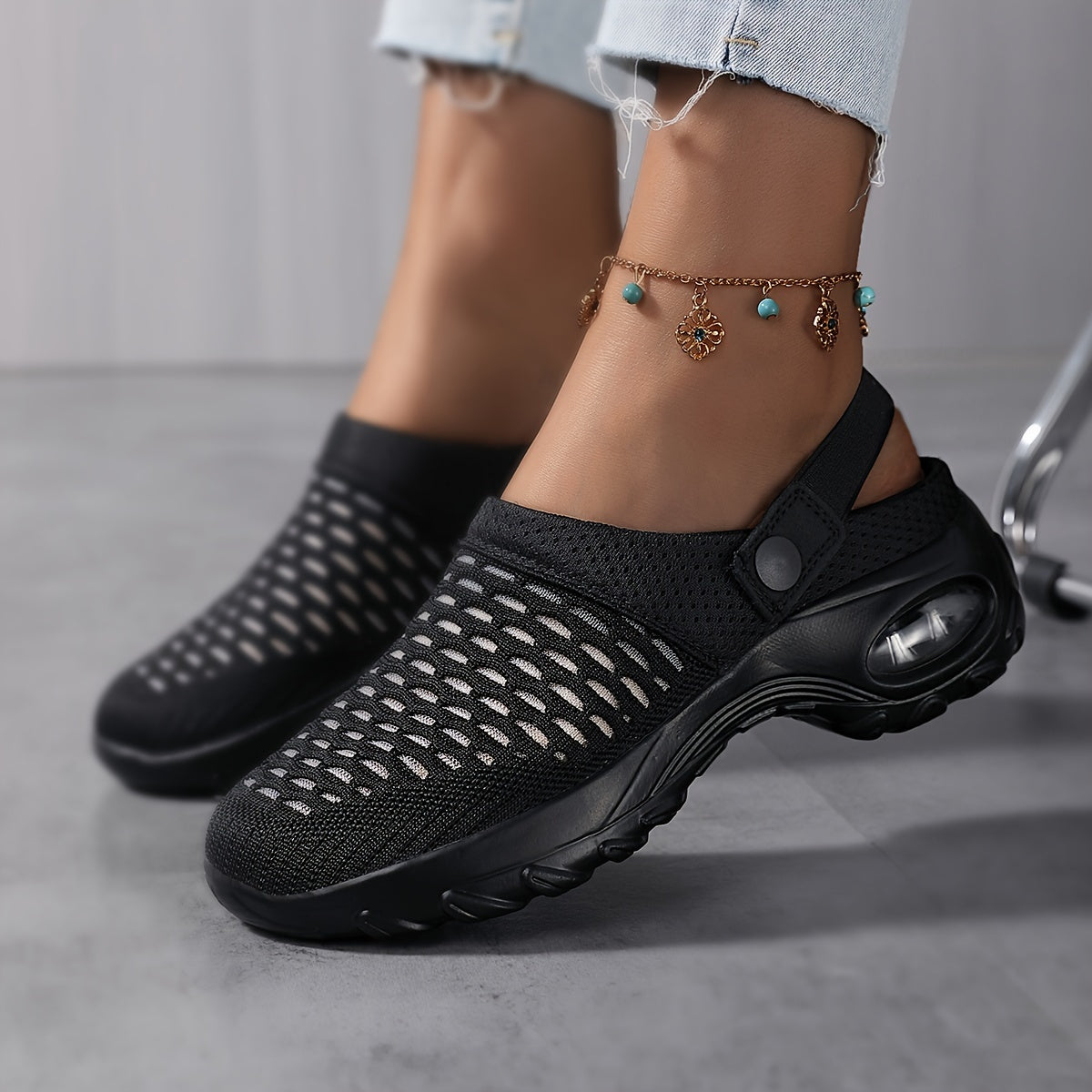 Damesko med luftputer - ergonomiske sko