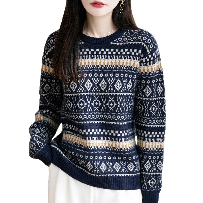 Fair Isle genser detalj