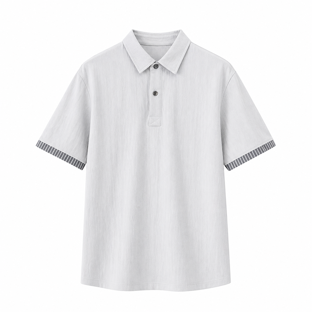 Stripet Polo T-skjorte til Herre – Slim Fit & Sommerstil