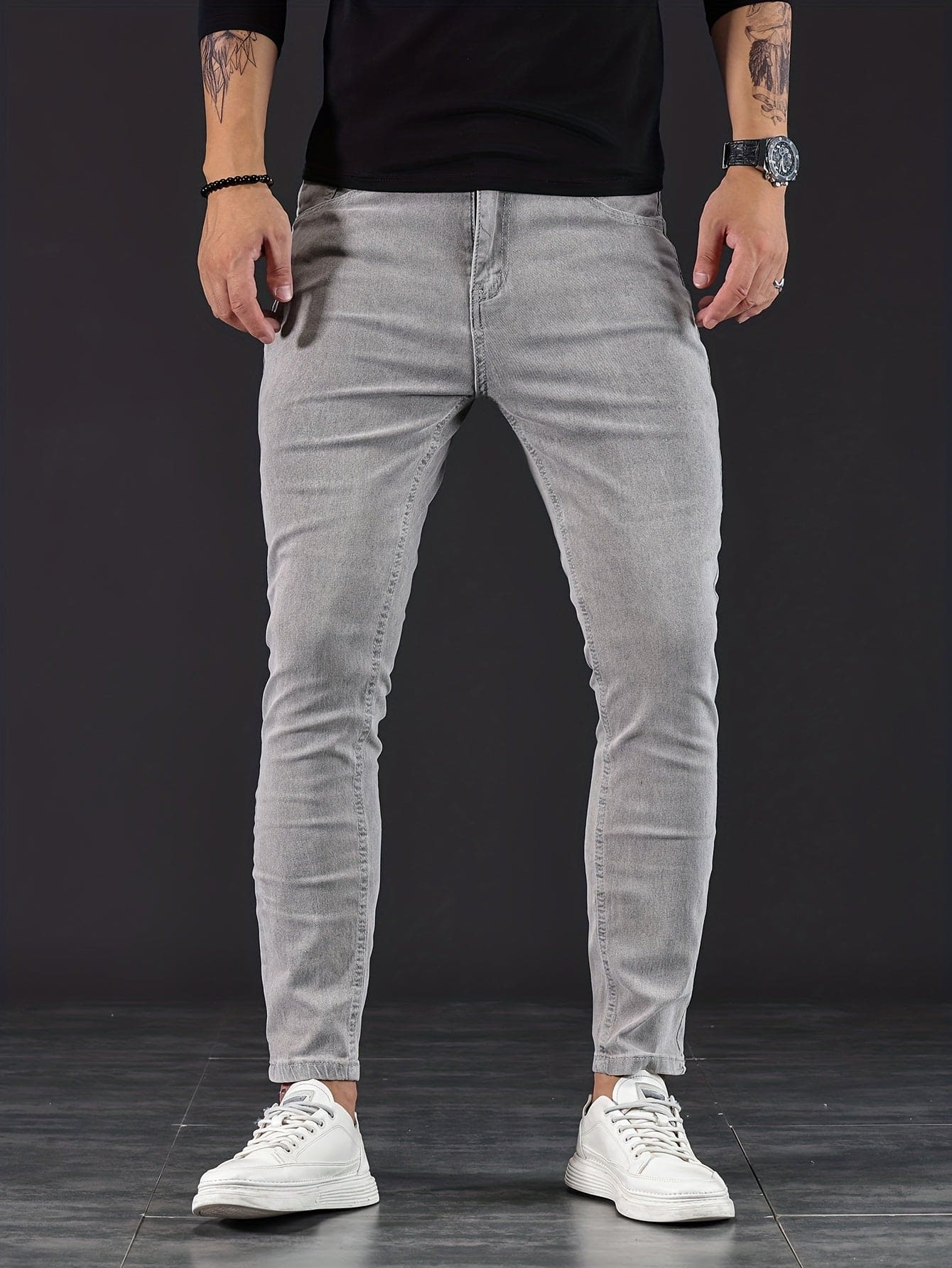 Jeans i denim for menn