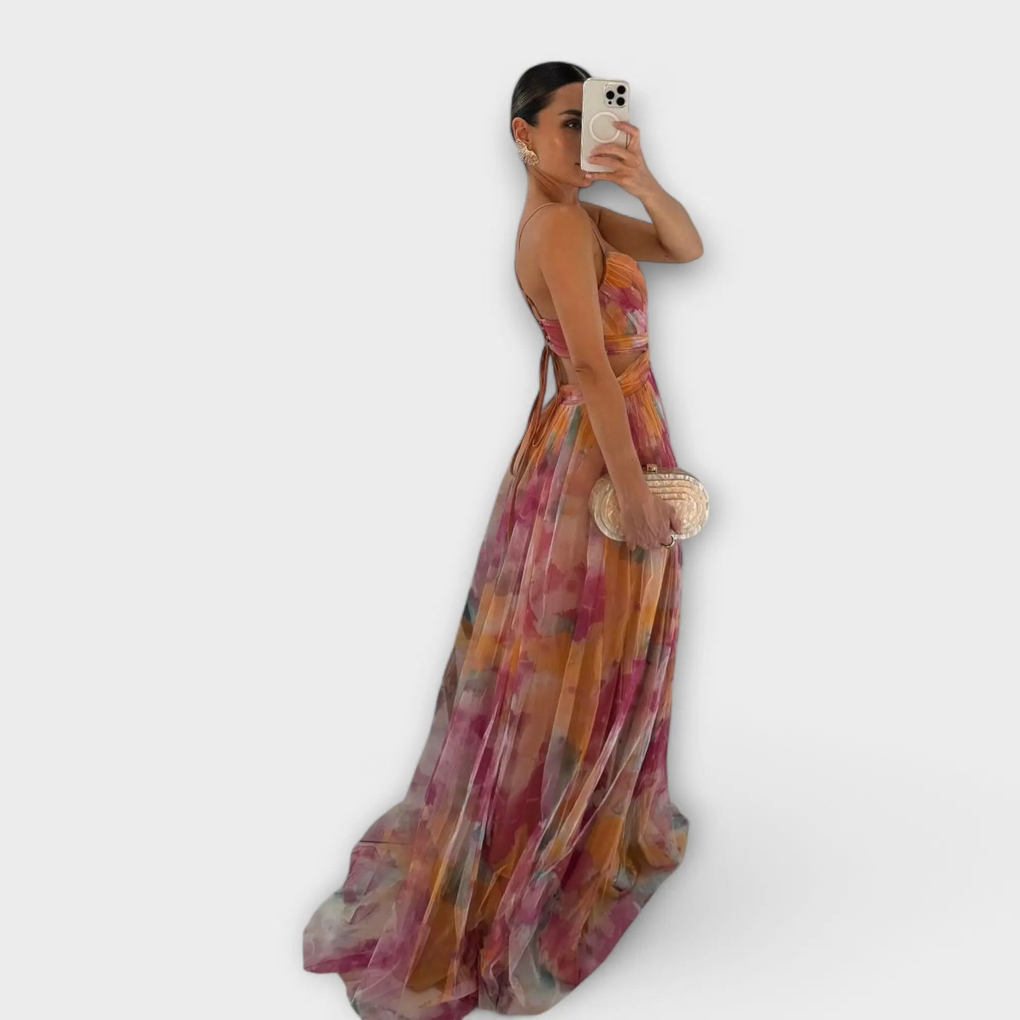 Mariselle | Maxikjole i mesh