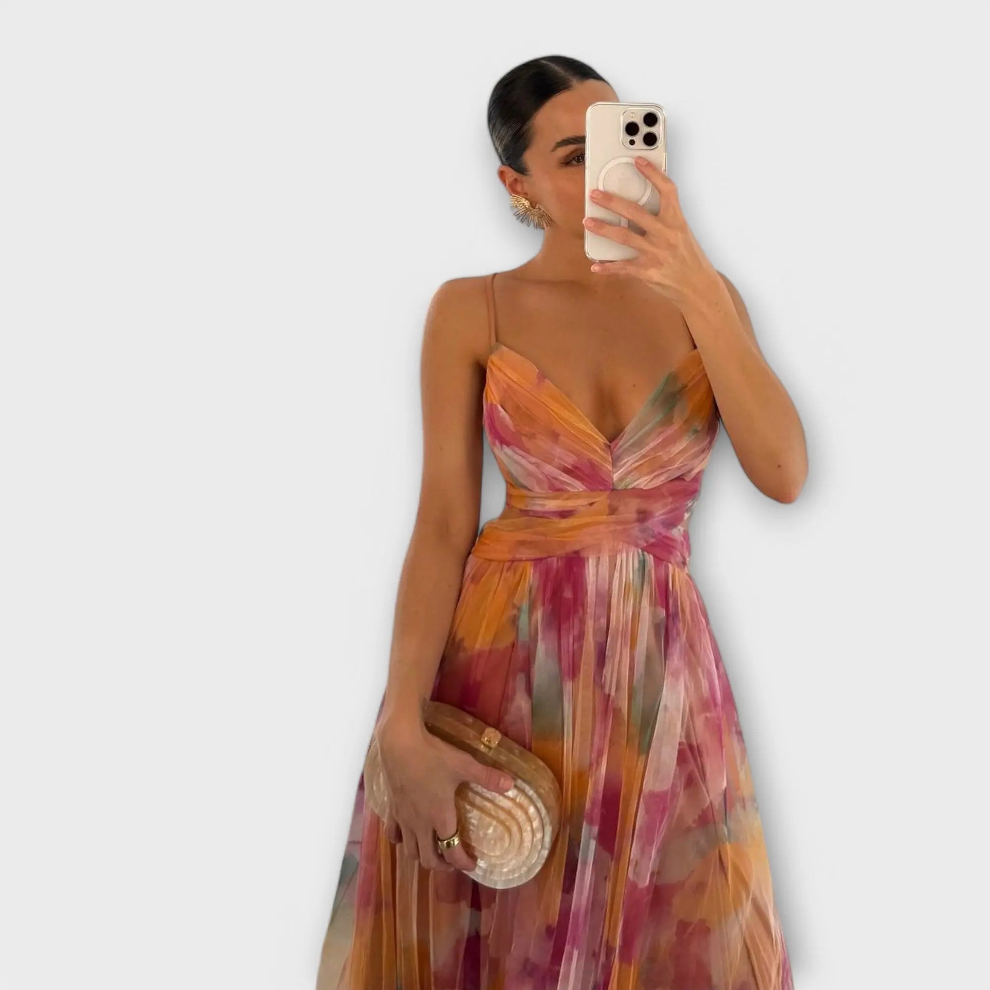 Mariselle | Maxikjole i mesh