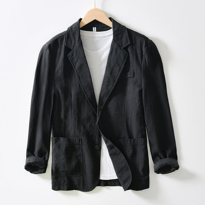 Retro Linen Blazer for menn