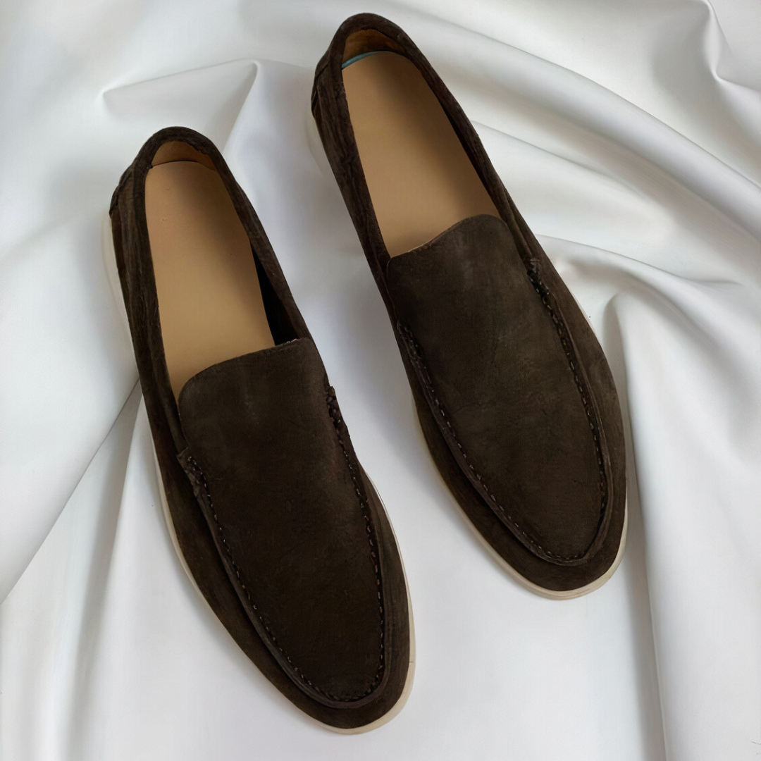 Førsteklasses loafers i skinn for menn