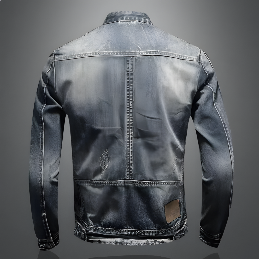 Retro denimjakke for menn