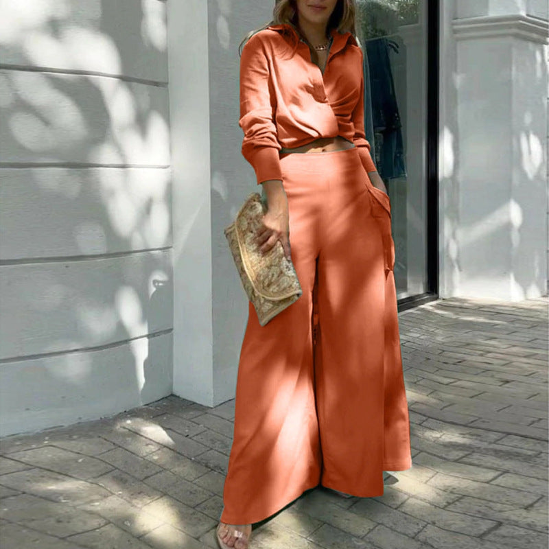 Ensfarget avslappet to-delt dress