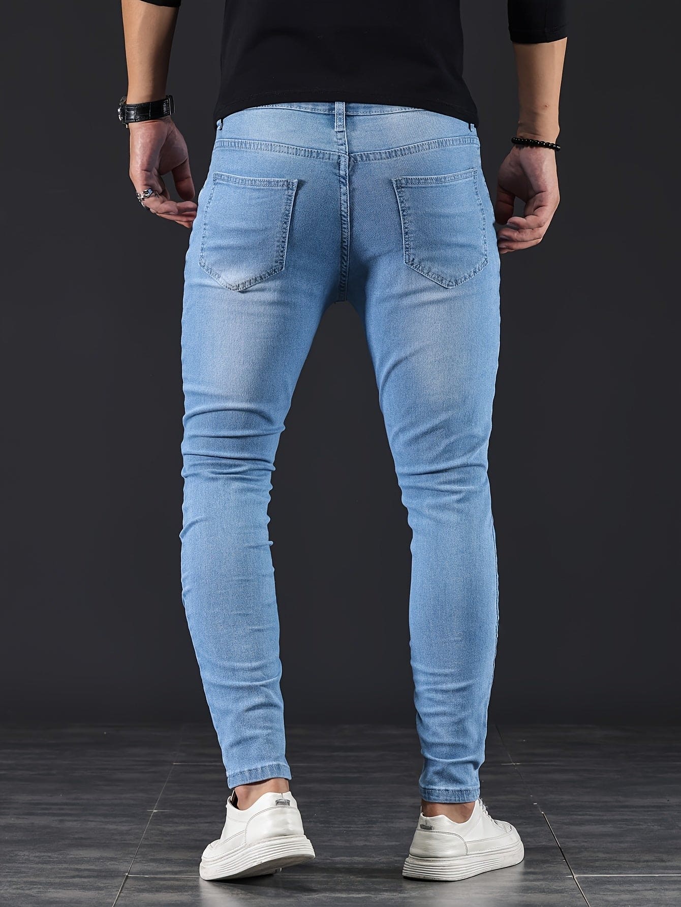 Jeans i denim for menn