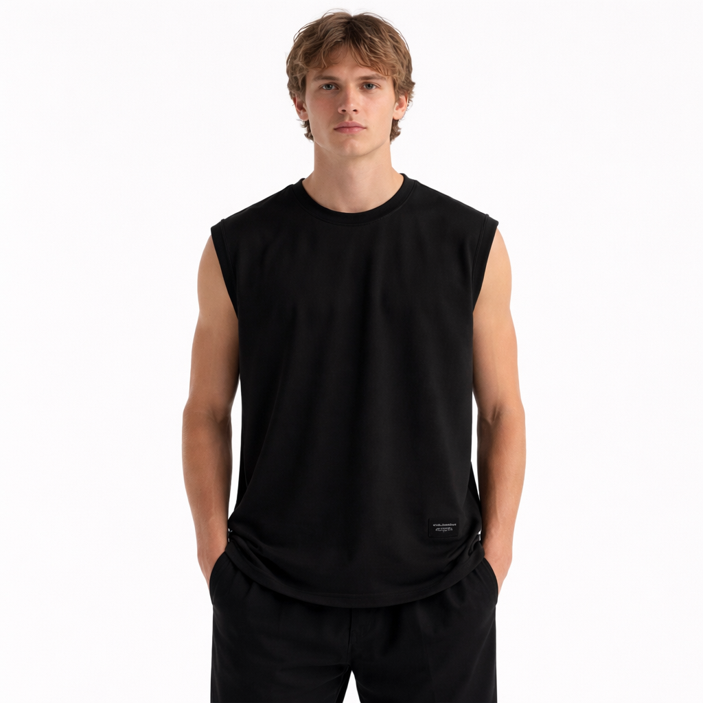 Piké Singlet til Herre – Pustende & Sporty Basic Tank Top