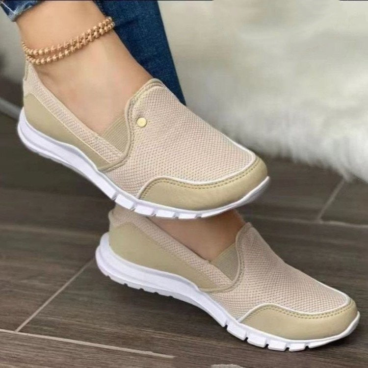 Fasjonable loafers for kvinner, enkle
