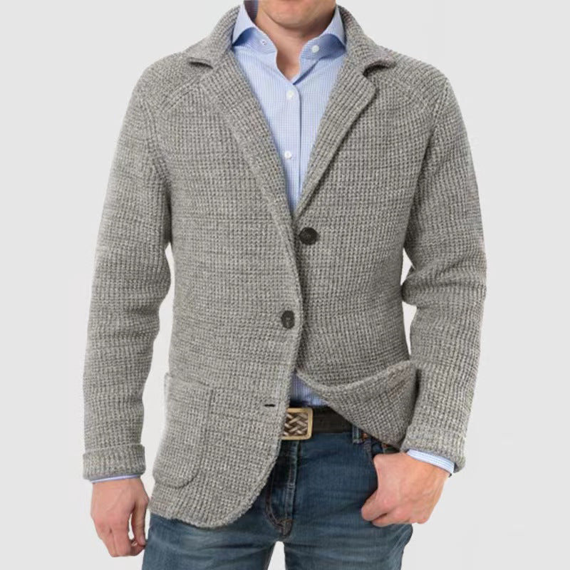 Elegant langermet jakke med kapellomme