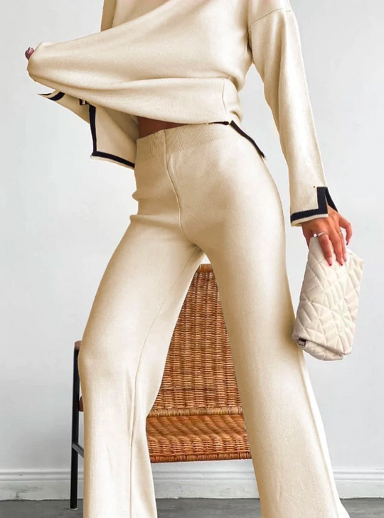 Kvinner strikket lounge-sett