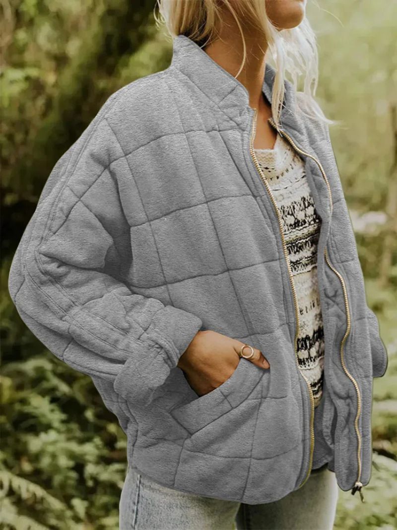 Klaerigo | Elegant oversized fôret jakke