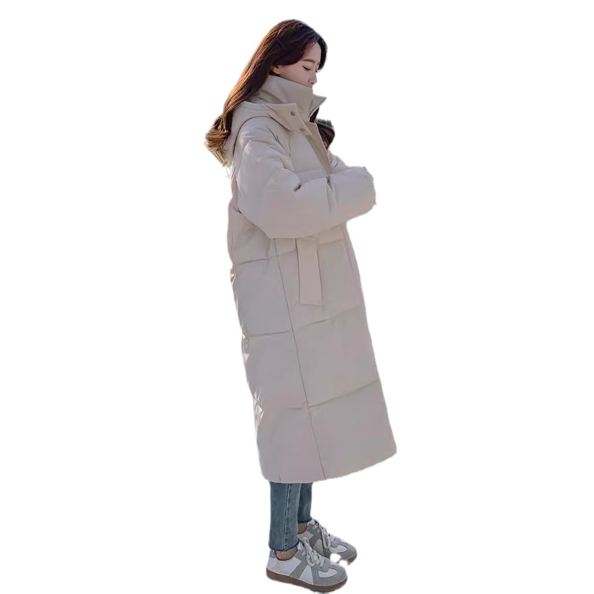 Boblejakke dame halvlang